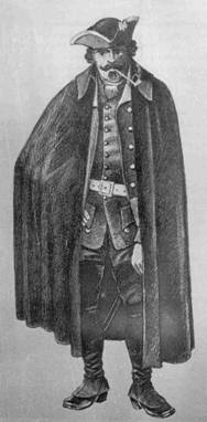 Beschrijving: Veldwachter ca 1800